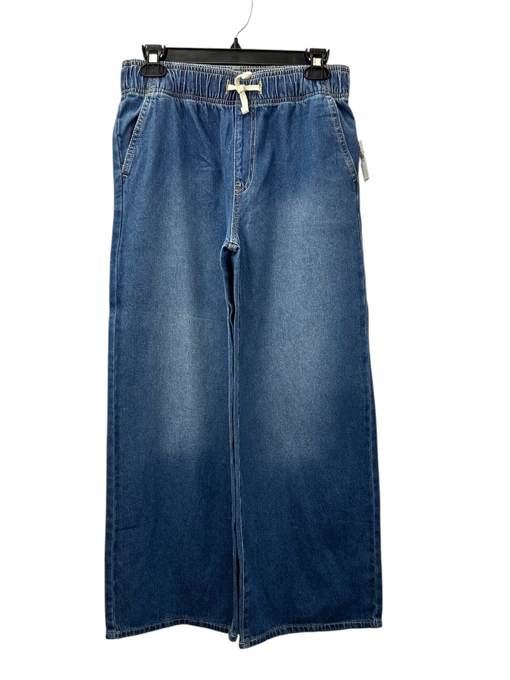 NWT Old Navy Jeans High-Rise Baggy Denim Pull On 100% Cotton Kids’ Size XL